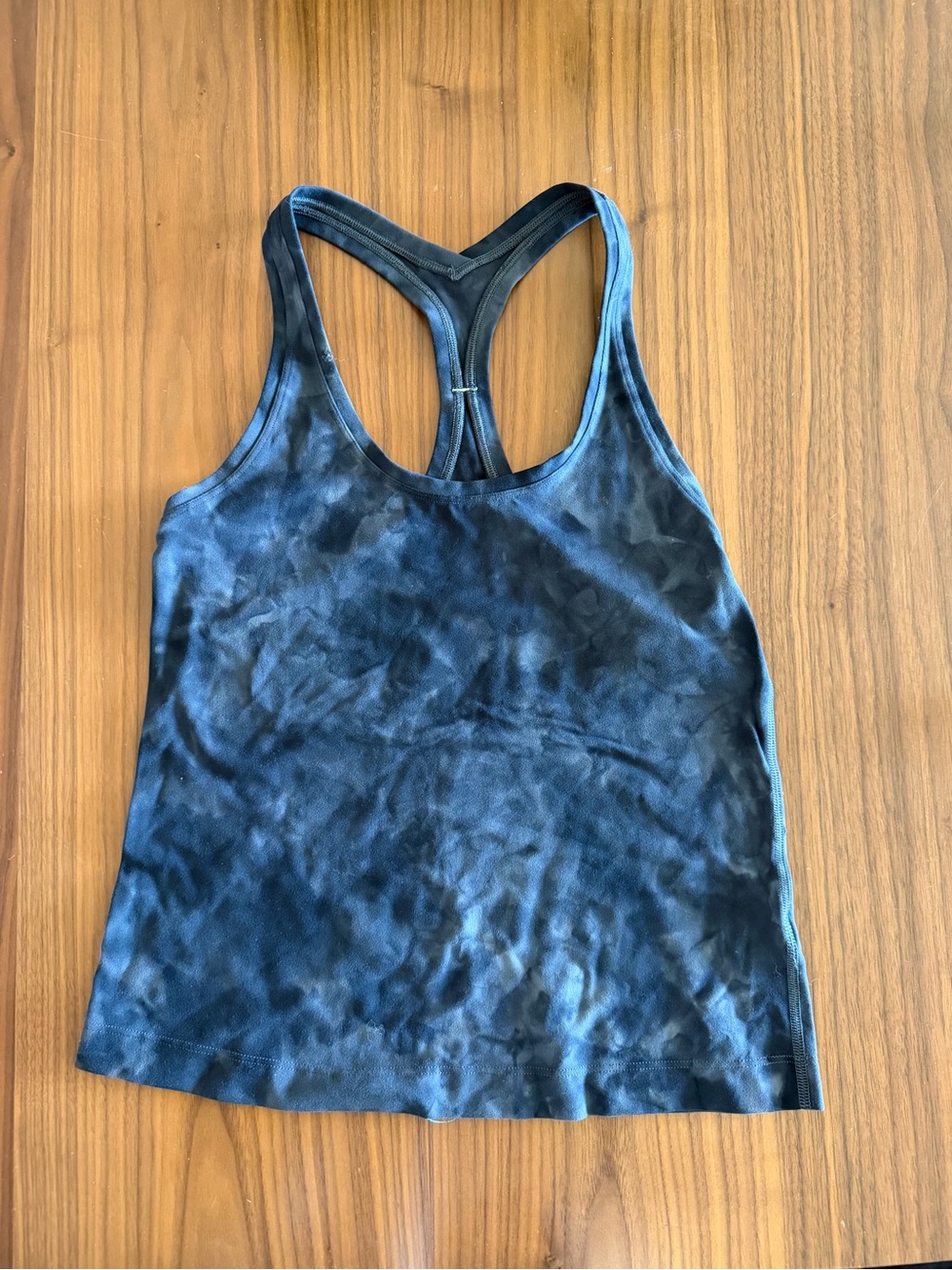 Lulu Lemon Women's Tie-Dye Racerback Tank Top - Blue